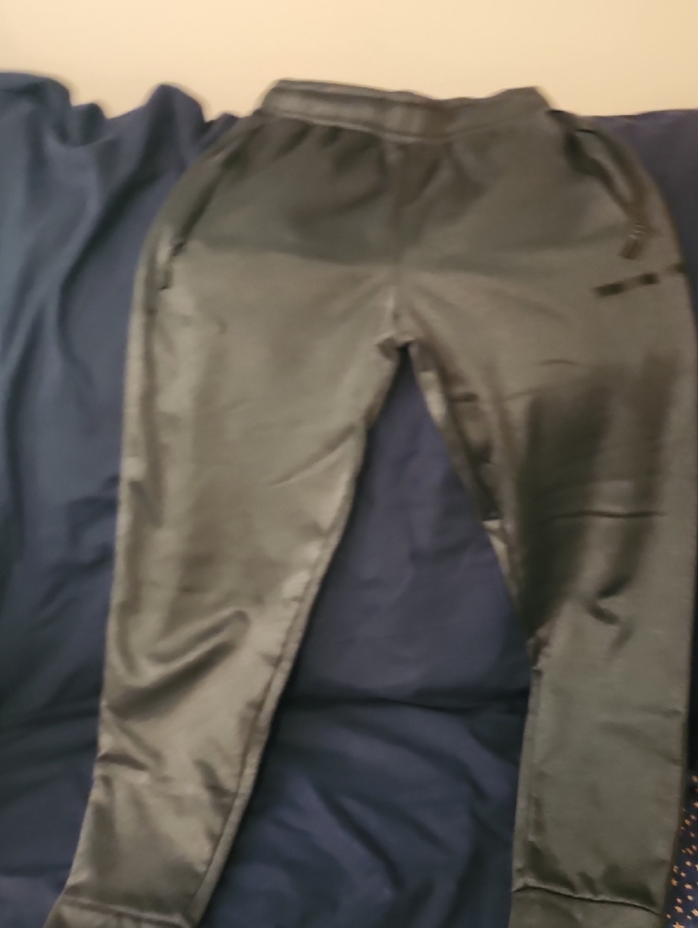 Men's Black Slim Athletic Joggers